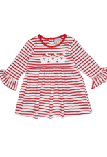 Three Sisters 800 Red Stripe Santa Dress