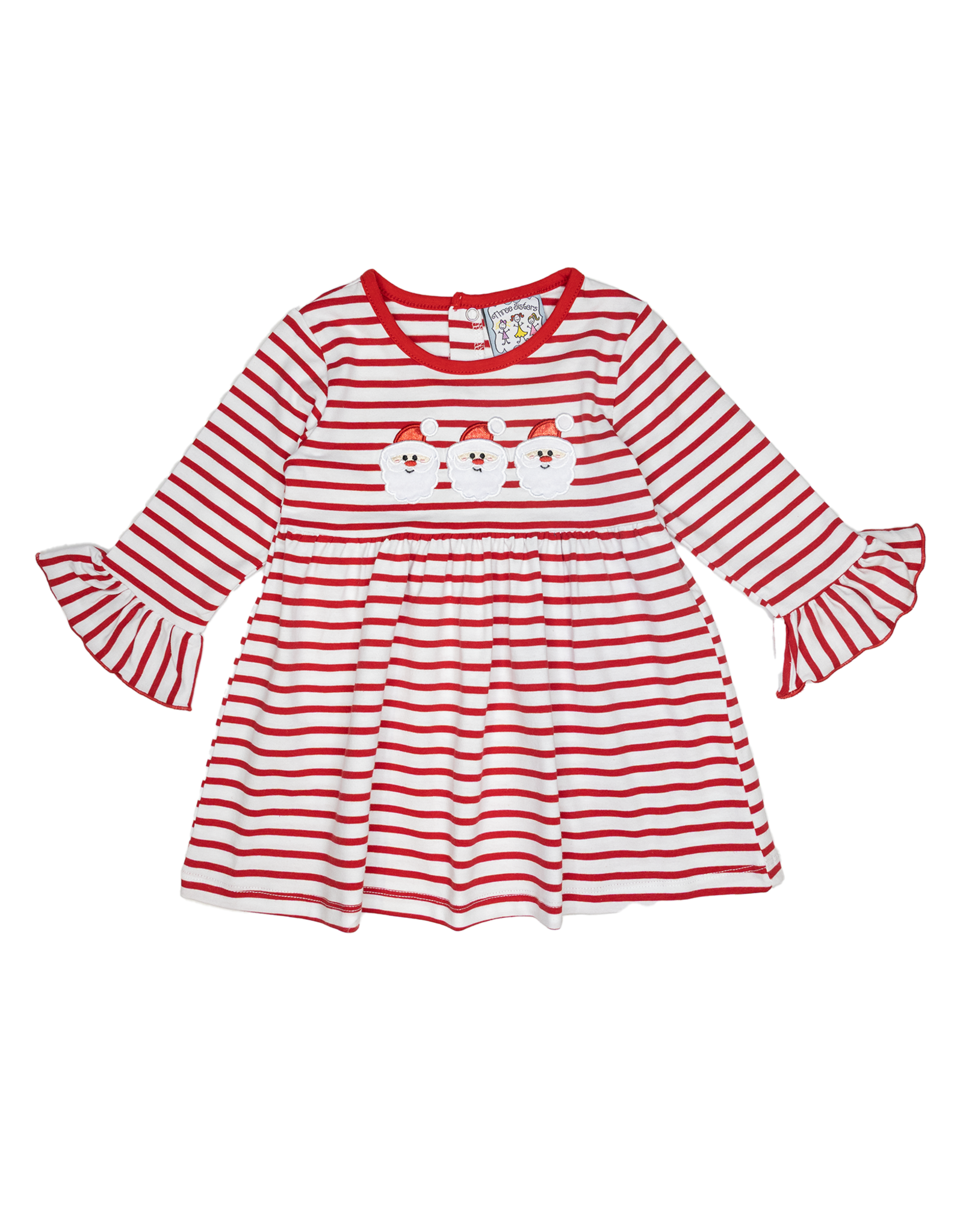 Three Sisters 800 Red Stripe Santa Dress