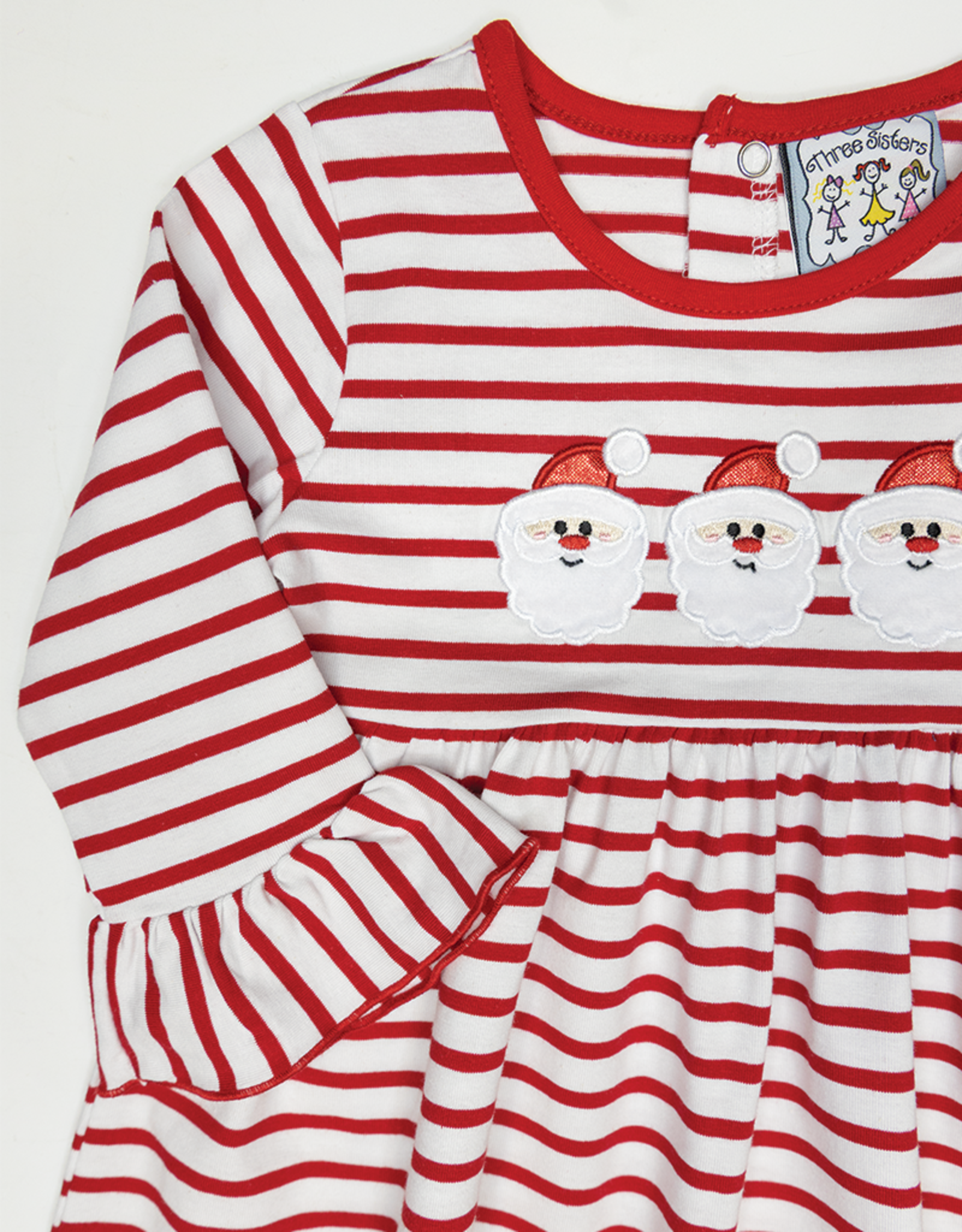 Three Sisters 800 Red Stripe Santa Dress