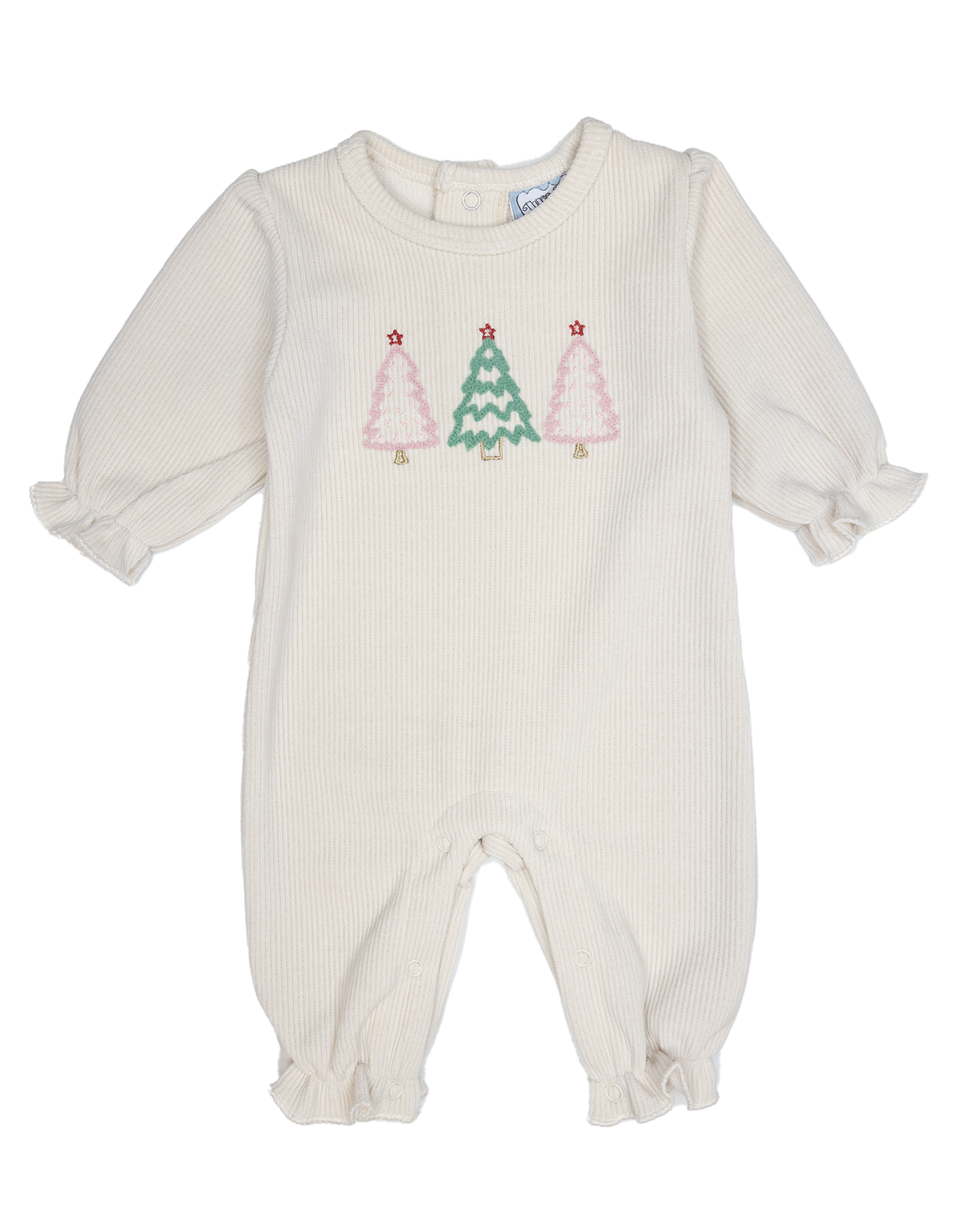 Three Sisters 803 O Christmas Tree Girls Romper
