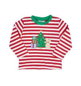 Three Sisters (Size 3T) Christmas Morning Applique Shirt
