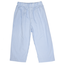 Banana Split Blue Check Pant