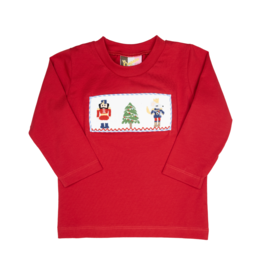 Banana Split Nutcracker Smocked Shirt