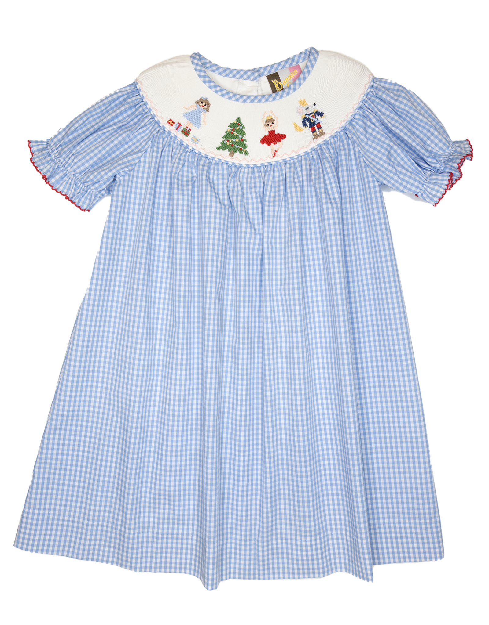 Banana Split 214 Nutcracker Smocked Dress