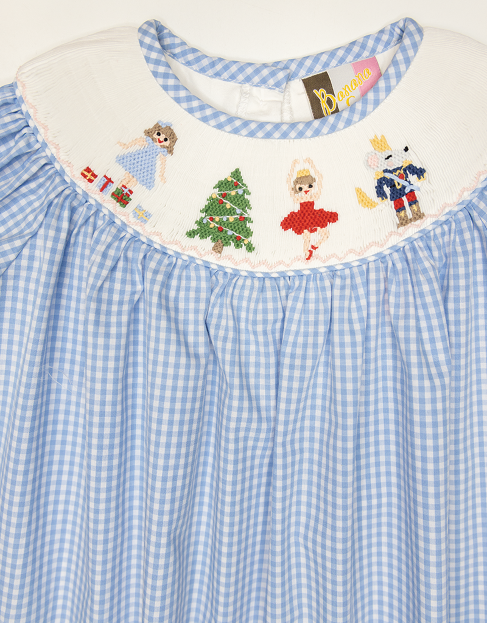 Banana Split 214 Nutcracker Smocked Dress