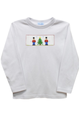 Vive la Fete VFF25 White Nutcracker Smocked Shirt