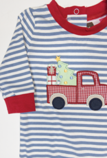 Banana Split 298 Christmas Truck Applique Romper
