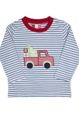 Banana Split 297 Christmas Truck Applique Shirt