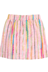 Bisby Wavy Pink Multi Wool Skirt
