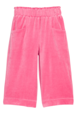 Bisby Cropped Palazzo Pant Tulip Velour