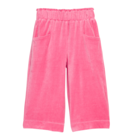 Bisby Cropped Palazzo Pant Tulip Velour