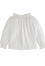 Bisby Tory Top Snow Pointelle