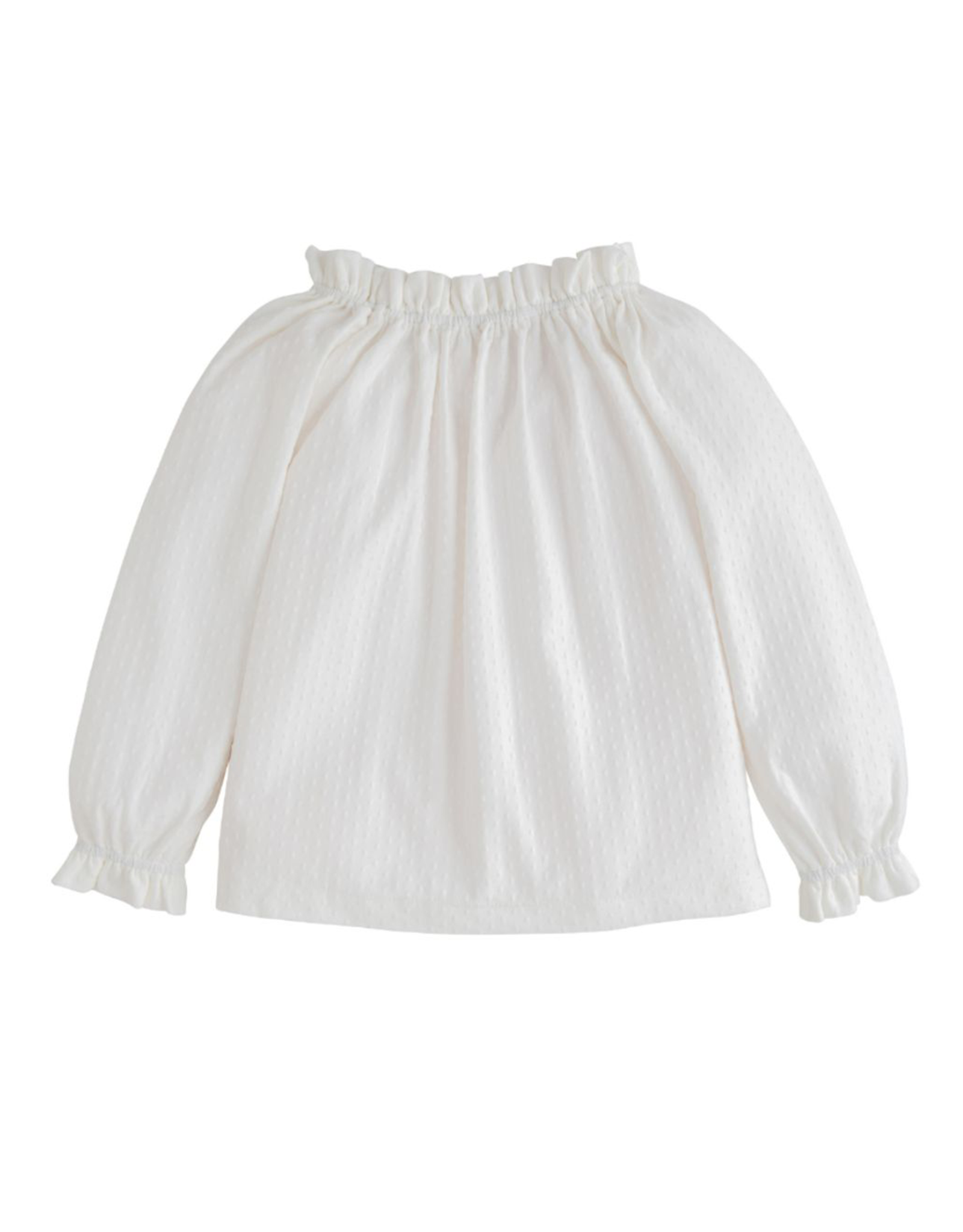 Bisby Tory Top Snow Pointelle