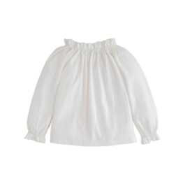 Bisby Tory Top Snow Pointelle