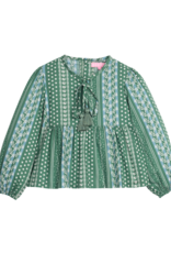 Bisby Riviera Top Fairfield Forest Stripe