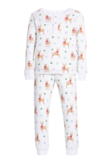 Little English LEF25  Printed Jammies Reindeer Games