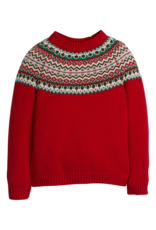 Little English LEF25 Intarsia Sweater Holiday Fair Isle