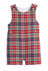 Little English LEF25 Button Tab John John Middleburg Plaid