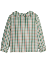 Little English LEF25 Mistletoe Tartan Peter Pan/Evergreen Corduroy Banded Pant