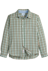 Little English LEF25 Button Down Shirt Mistletoe Tartan