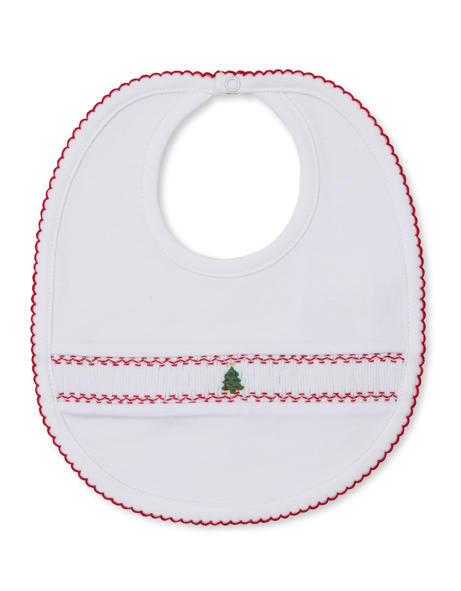 Kissy Kissy CLB25 Holiday Medley Smocked Bib