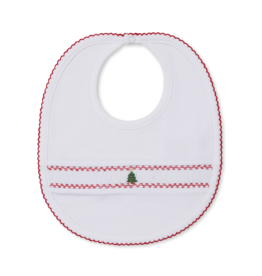 Kissy Kissy Holiday Medley Smocked Bib