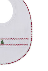 Kissy Kissy CLB25 Holiday Medley Smocked Bib