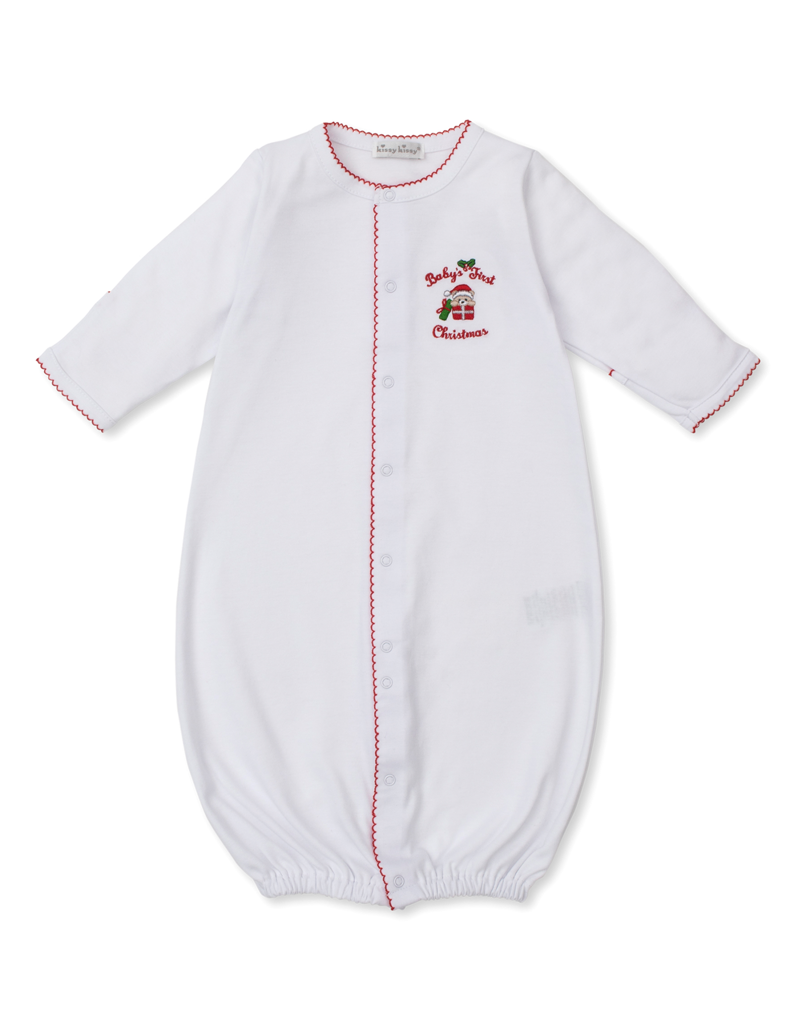 Kissy Kissy F25 Baby's First Christmas Converter Gown