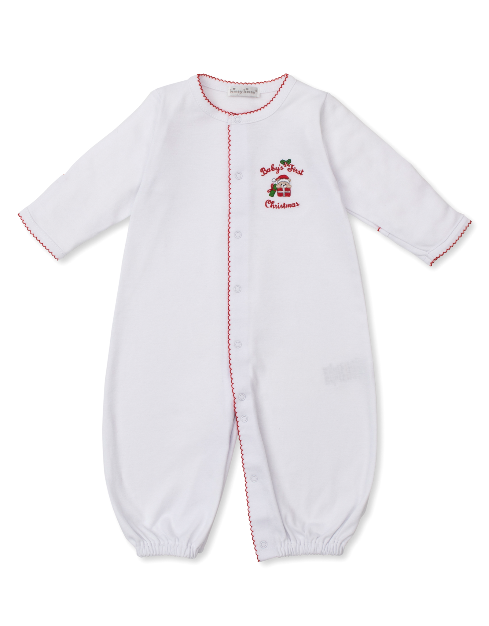 Kissy Kissy F25 Baby's First Christmas Converter Gown
