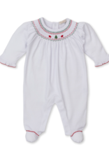 Kissy Kissy CLB25 Holiday Medley Smocked Footie