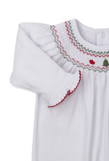 Kissy Kissy CLB25 Holiday Medley Smocked Footie