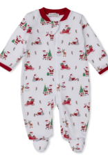 Kissy Kissy Christmas Capers Zip Footie