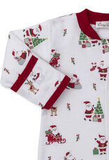 Kissy Kissy Christmas Capers Zip Footie