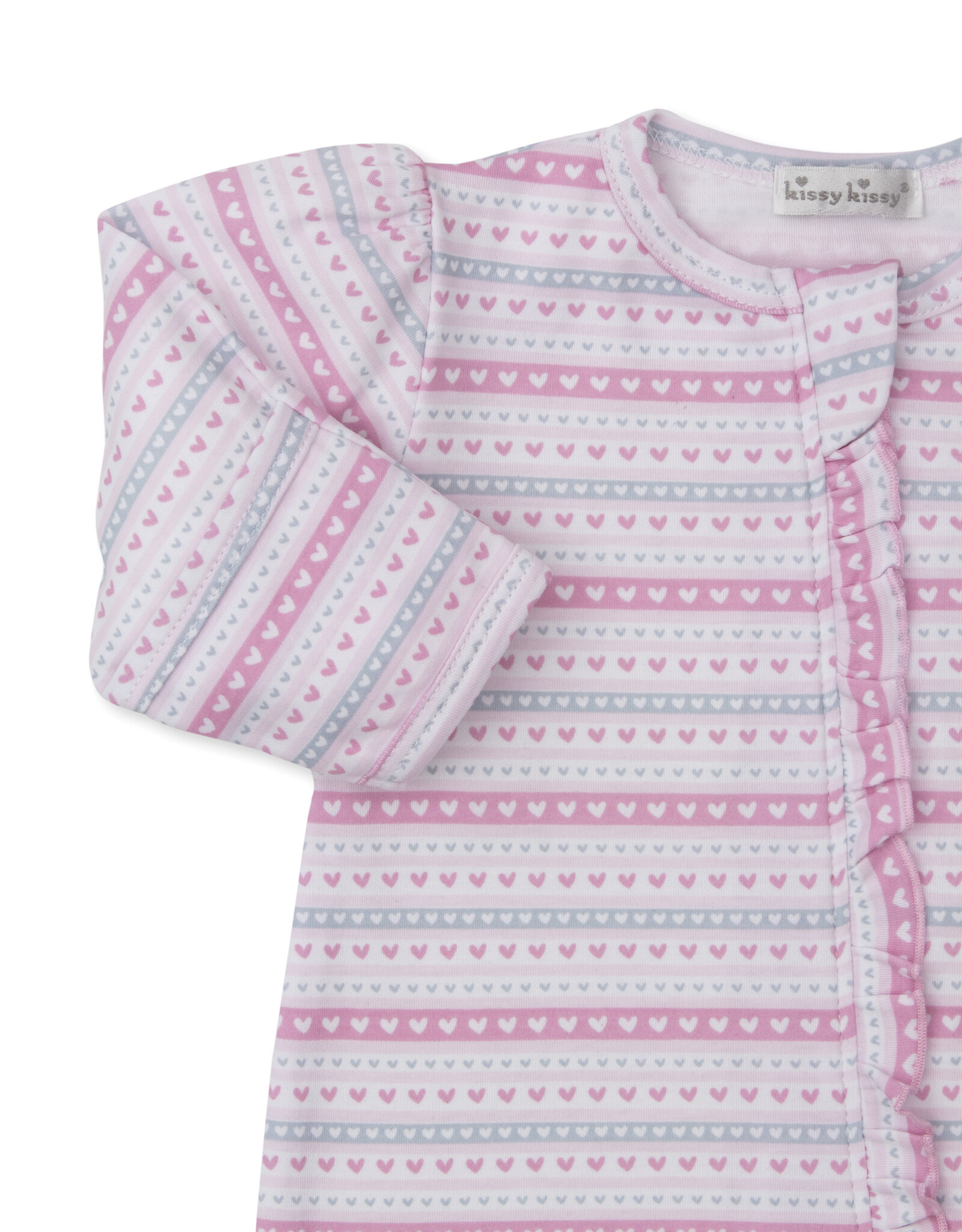 Kissy Kissy Baby Elephant Hearts Footie