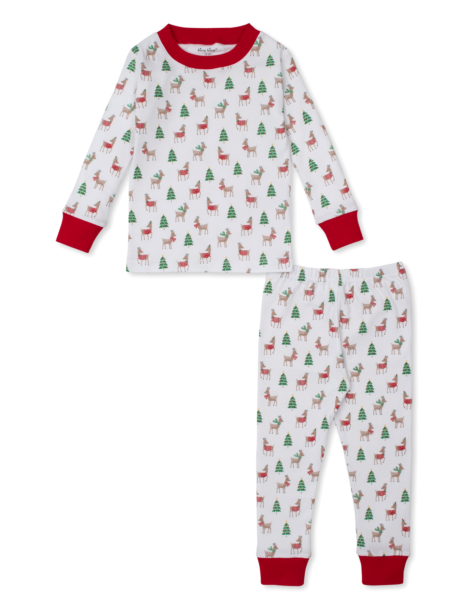 Kissy Kissy Christmas Reindeer 2pc PJ