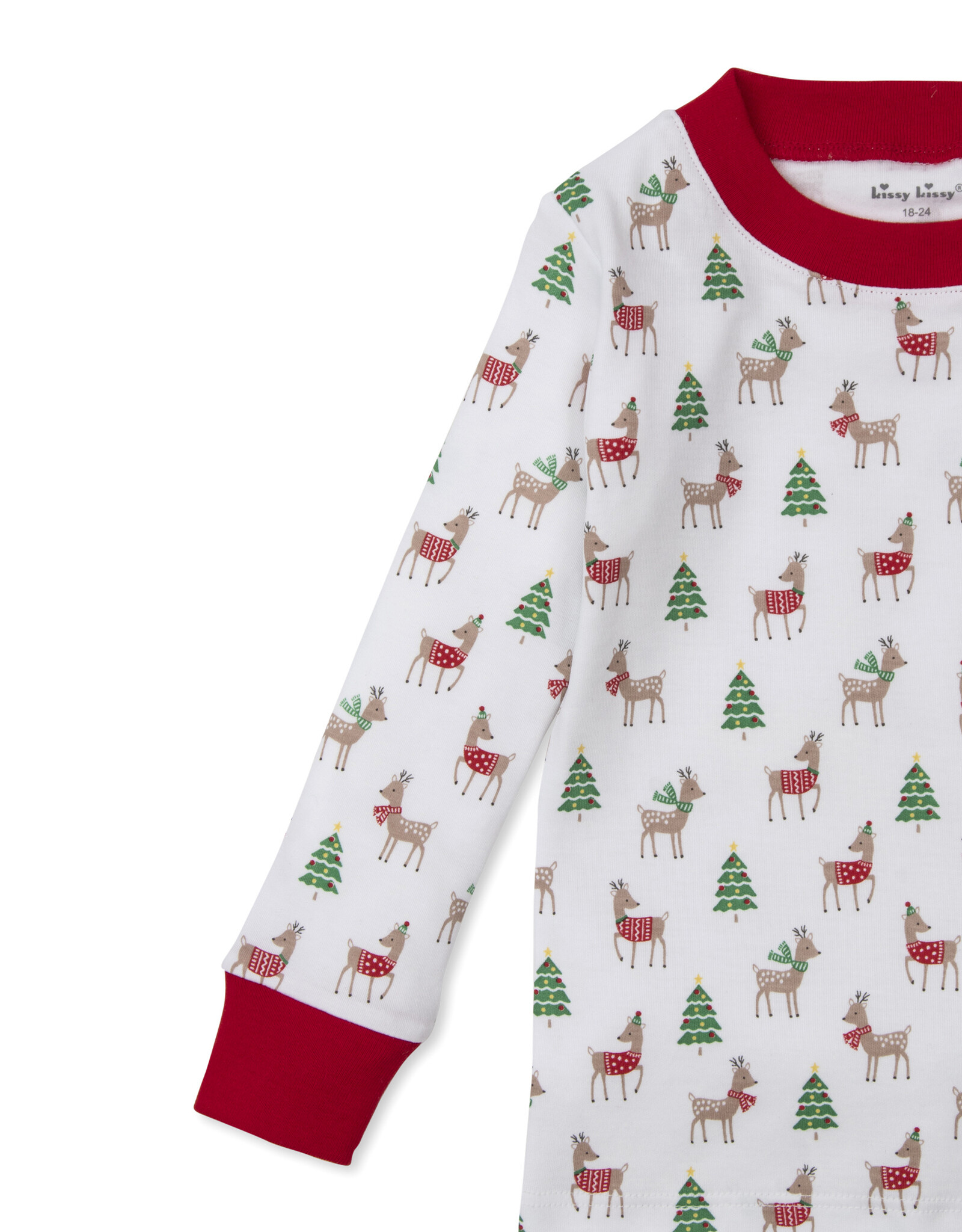 Kissy Kissy Christmas Reindeer 2pc PJ