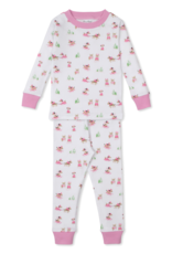 Kissy Kissy Puppy's Pink Sleigh Riding Fun 2pc PJ