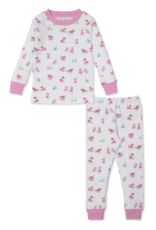 Kissy Kissy Puppy's Pink Sleigh Riding Fun 2pc PJ