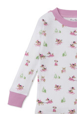 Kissy Kissy Puppy's Pink Sleigh Riding Fun 2pc PJ