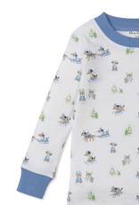 Kissy Kissy Puppy's Blue Sleigh Riding Fun 2pc PJ