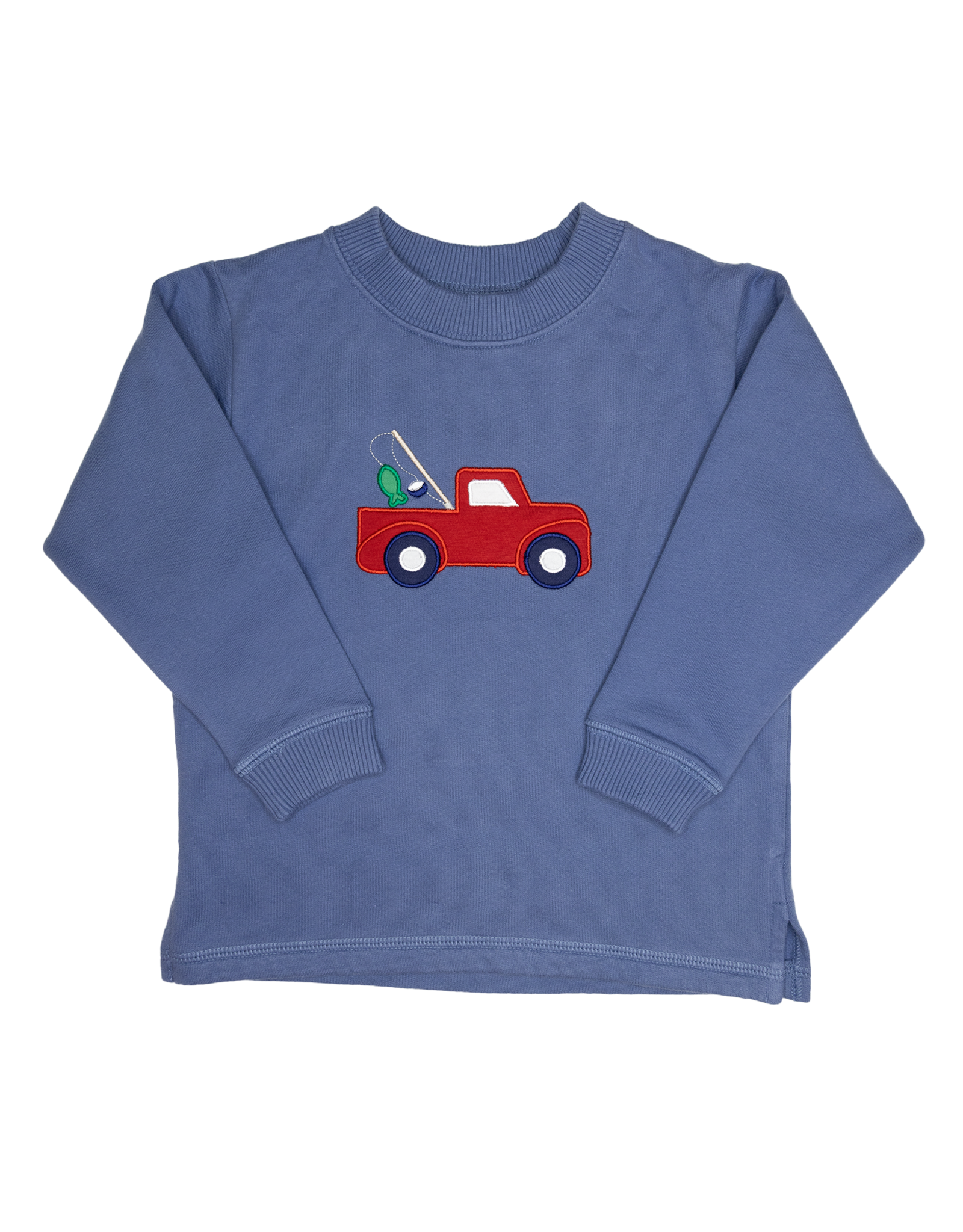 Luigi F25 Sweatshirt Steel Blue Fishing Truck