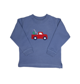 Luigi Sweatshirt Steel Blue Fishing Truck
