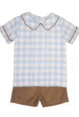 Ishtex 5F114 Blue Khaki Short Set