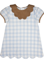 Ishtex 5F112 Blue Khaki Dress