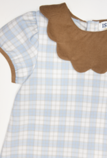 Ishtex 5F112 Blue Khaki Dress