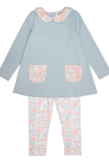 Ishtex 5F067 Shallot Rose Tunic Set