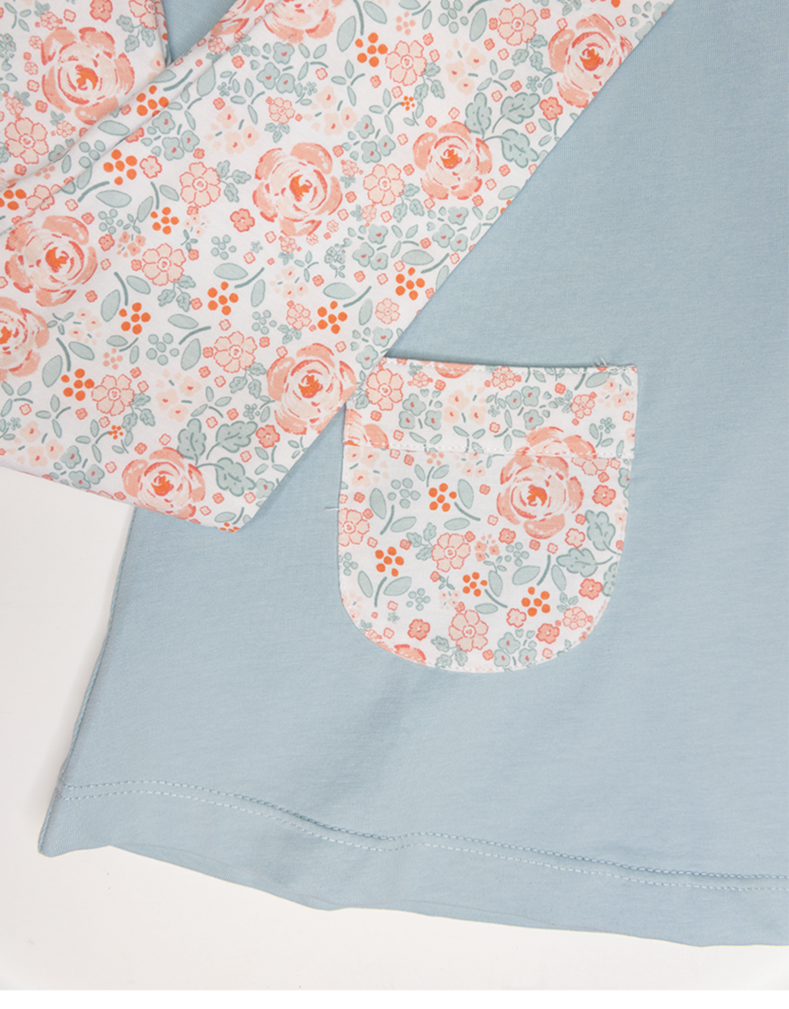 Ishtex 5F067 Shallot Rose Tunic Set