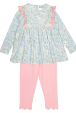 Ishtex 5F074 Floral Legging Set