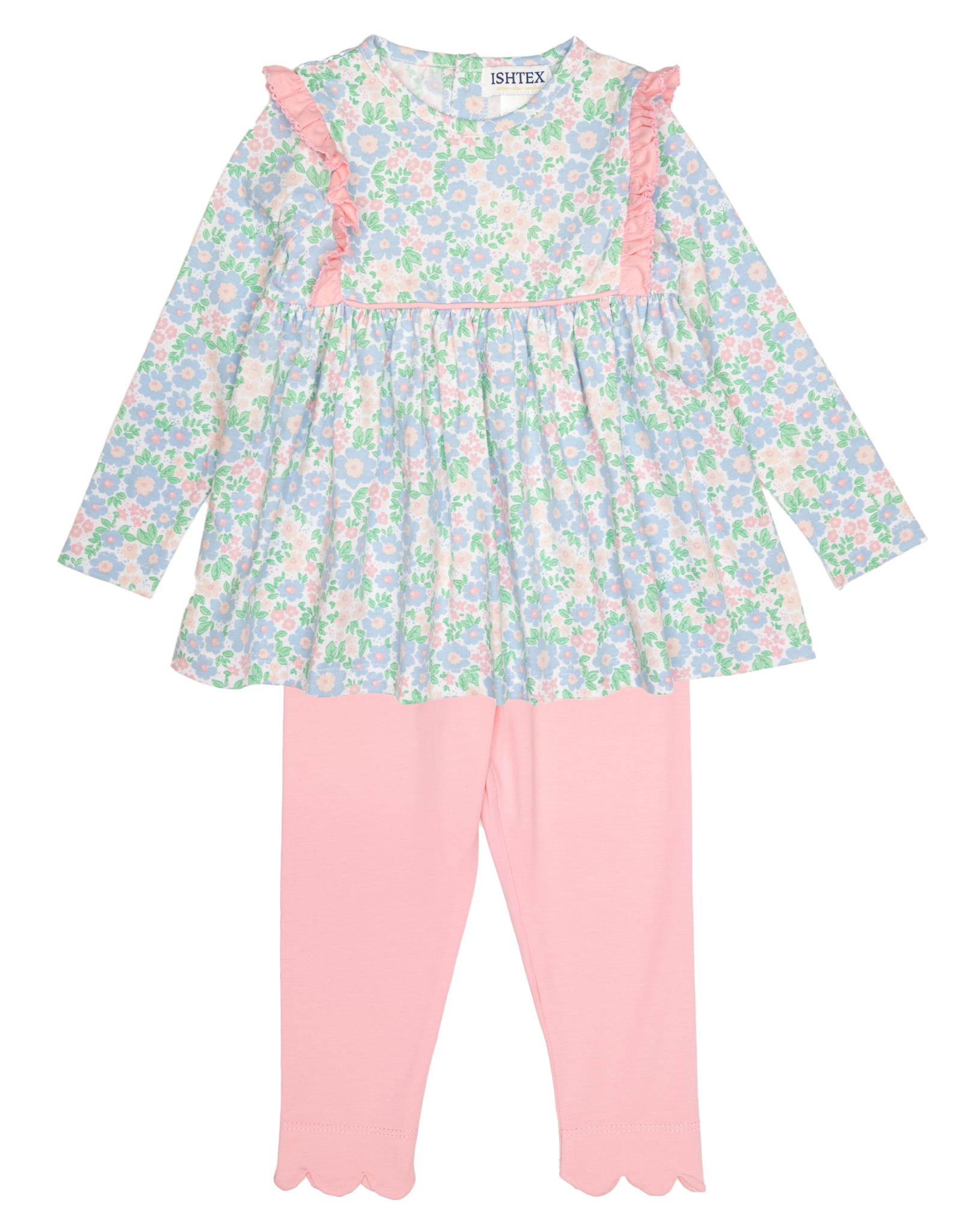 Ishtex 5F074 Floral Legging Set