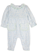 Ishtex 5F083 Ditsy Flower Girl Romper